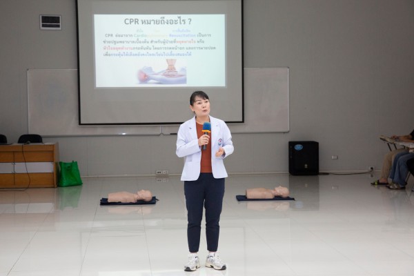 สโมสรนักศึกษาคณะวิทยาศาสตร์ประยุกต์ มจพ. ในการจัดการอบรมพยาบาลเบื้องต้น 