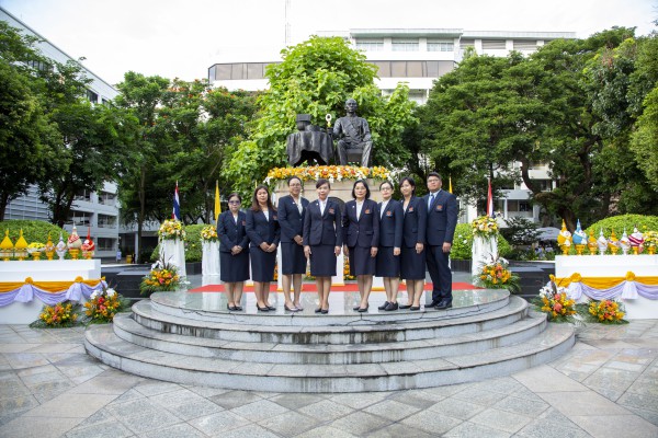 คณะวิทยาศาสตร์ประยุกต์ มจพ. วางพานพุ่มถวายราชสักการะพระบรมราชานุสาวรีย์ รัชกาลที่ 4