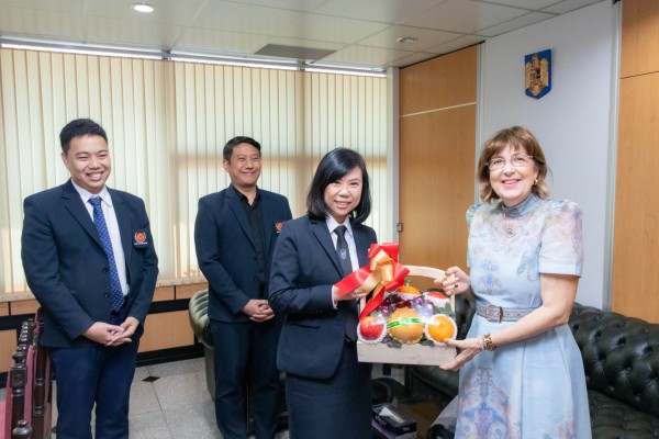 คณะวิทยาศาสตร์ประยุกต์ เข้าพบเอกอัครราชทูตโรมาเนีย เพื่อแสดงความขอบคุณด้านความร่วมมือทางการศึกษาและวิจัย