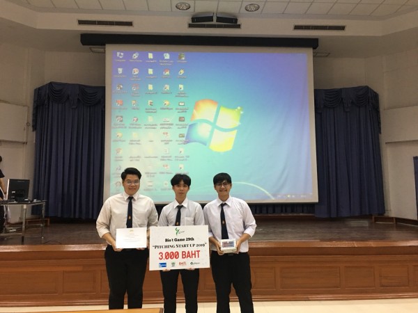 นักศึกษาคณะวิทยาศาสตร์ประยุกต์ ได้รองชนะเลิศอันดับที่ 2 Pitching Startup 2019 ณ สจล.