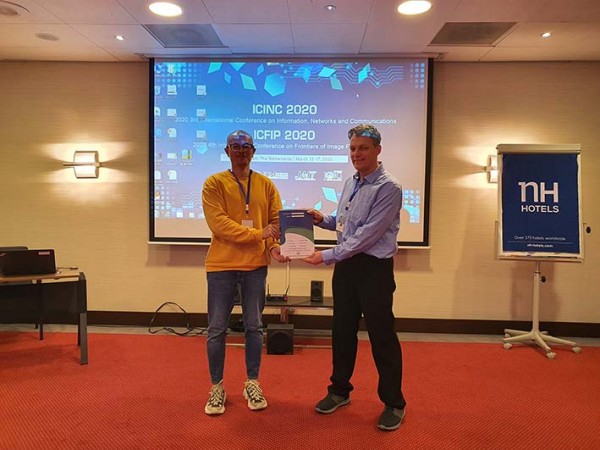 อาจารย์วิทยาศาสตร์ประยุกต์ได้รับรางวัล Best Presentations งานประชุมวิชาการระดับนานาชาติ ICINC 2020 ประเทศเนเธอร์แลนด์